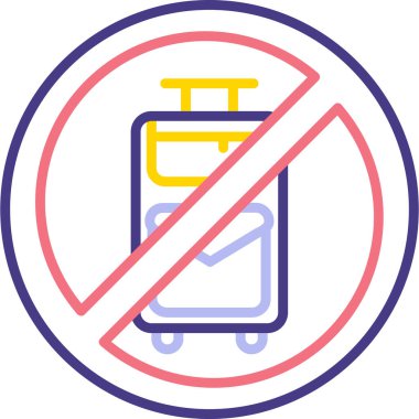 tüten simge yok, vektör illüstrasyonu