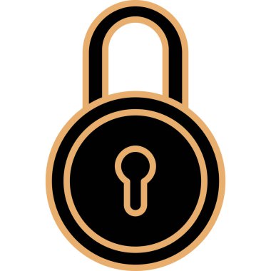 ikon vektör illüstrasyonunu kilitle