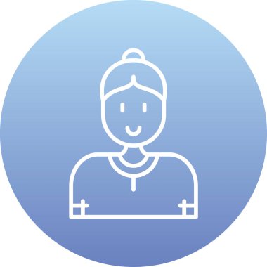 İnsan simgesinin vektör illüstrasyonu