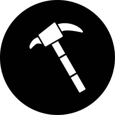 Çekiç ikonu vektör illüstrasyonu