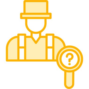 Büyüteç simgesine sahip iş adamı