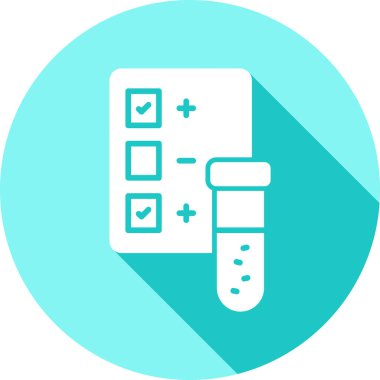 test tüp vektör simgesi