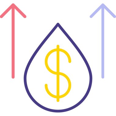 Bırak. Web simgesi basit illüstrasyon