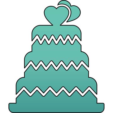 lezzetli pasta tatlı simgesi