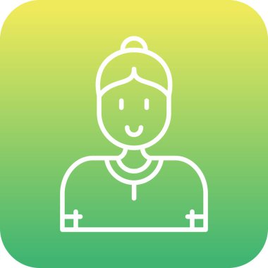 Vektör Avatar Simgesi illüstrasyonu