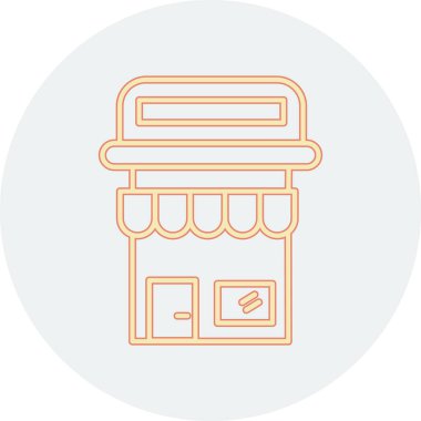 simge vektör illüstrasyonunu sakla