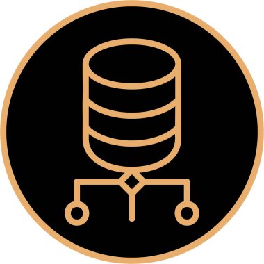 Modern simgenin vektör illüstrasyonu