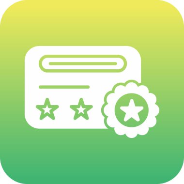 rozet derecelendirme simgesi düz stil