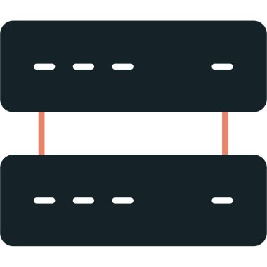 Modern b 'nin vektör illüstrasyonu yatak ikonundan yoksun.