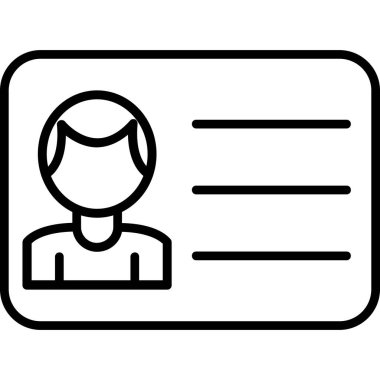 Kimlik kartı simgesi, özet biçimi