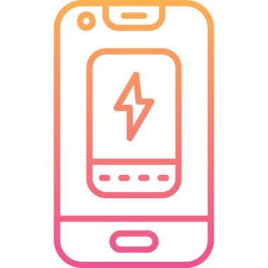 cep telefonu ikonu vektör illüstrasyonu