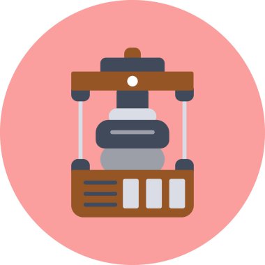 Kahve. Web simgesi basit illüstrasyon