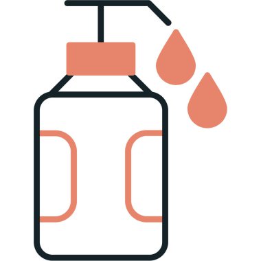 Sprey. Web simgesi basit illüstrasyon