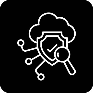 bulut güvenlik simgesi, özet biçimi