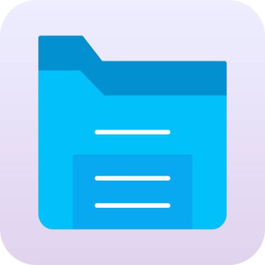 dosya biçimi simgesi, vektör illüstrasyonu