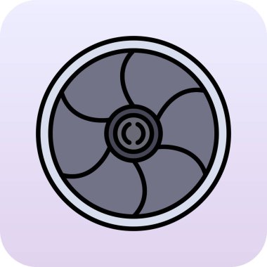 fan simgesi, illüstrasyon