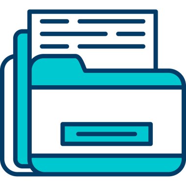 Dosya. Web simgesi basit illüstrasyon