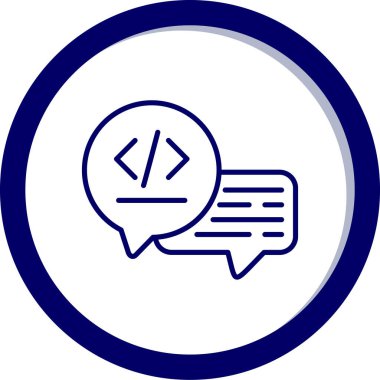 Web geliştirme simgesi vektör illüstrasyonu