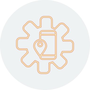 seo modern simgesinin vektör illüstrasyonu