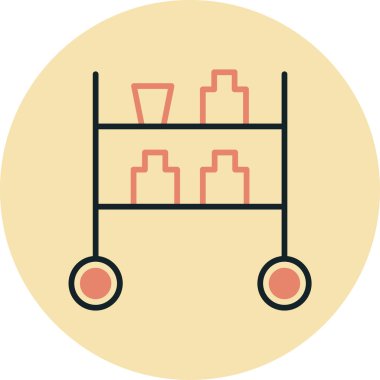 Araç simgesi, vektör illüstrasyonu