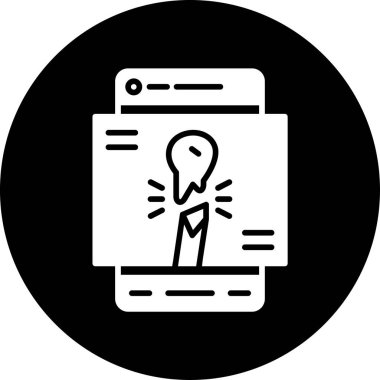 Web tasarım ikonu vektör illüstrasyonu