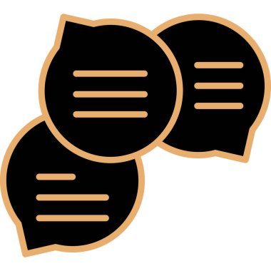 konuşma kabarcığı vektör çizimi