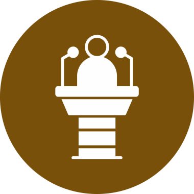 Bir çan simgesinin vektör illüstrasyonu