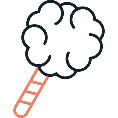 Bulut. Web simgesi basit tasarım