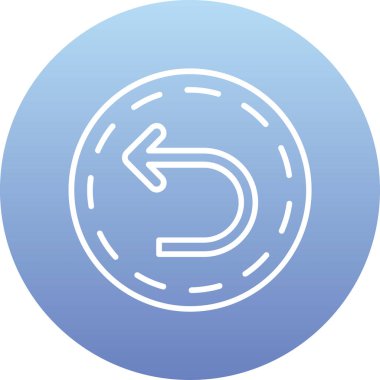 Benzersiz tazeleme simgesi vektör çizimi