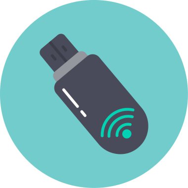 USB kablo ikonu. vektör illüstrasyonu