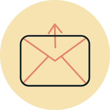 e- posta simgesi vektör illüstrasyonu