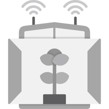 Beyaz arkaplanda kablosuz yönlendirici, illüstrasyon, vektör.