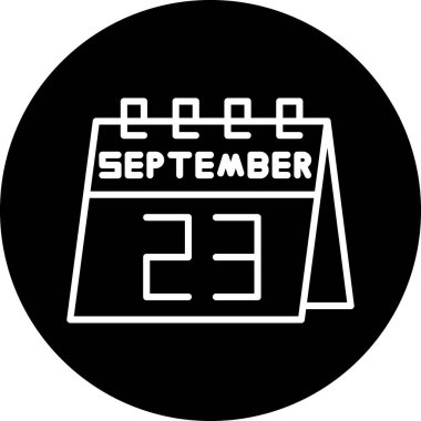 3 Eylül takvim simgesi kabartma biçiminde