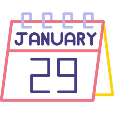 9 Ocak yazıtlı takvim