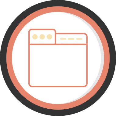 Kredi kartı simgesinin vektör çizimi