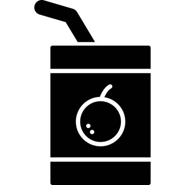 bebek maması simgesi, basit vektör çizimi