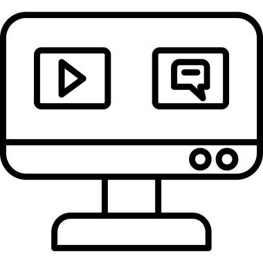 bilgisayar ekranı simgesi