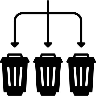 Geri dönüşüm kutusu ve geri dönüşüm sembolü