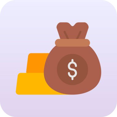 Doları vektör simge işareti simge vektör çizim kişisel ve ticari kullanım için..