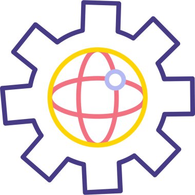 gear web icon simple illustration