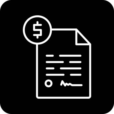 İş simgesinin vektör illüstrasyonu