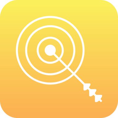 Eşsiz Radar Vektör Kabartma Simgesi