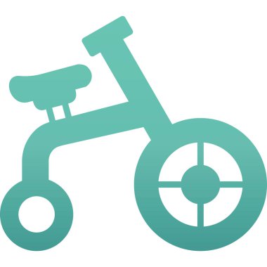 bisiklet ikonu vektör illüstrasyonu