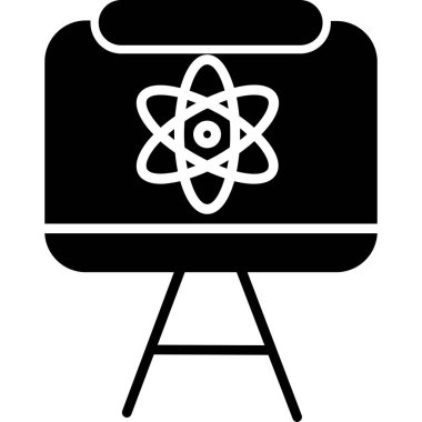 Atom simgesi, basit tarzı