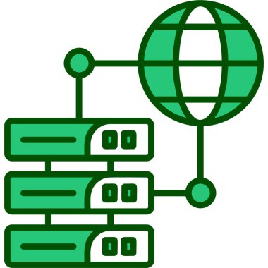 sunucu sunucu simgesi - taslak biçimi