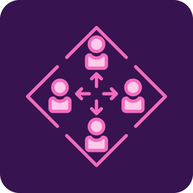 İş ve finans simgesinin vektör illüstrasyonu