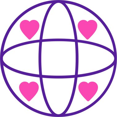 Toprak Gezegeni Dünya simgesi - özet biçiminde