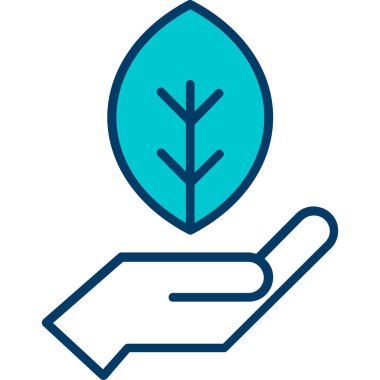 Vektör palmiye ağaç simgesiyle