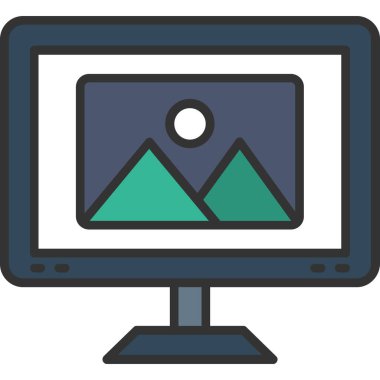 Bilgisayar monitörü. Basit tasarım