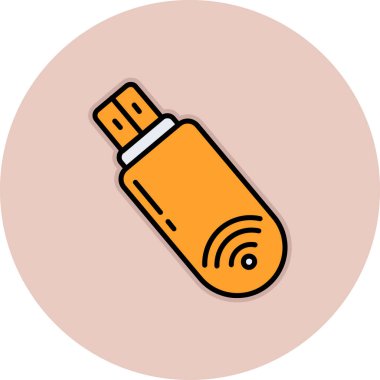 usb simgesinin vektör illüstrasyonu